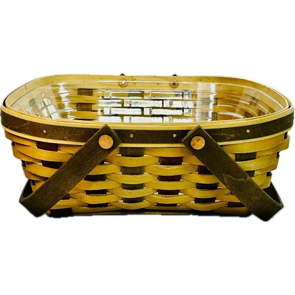 Longaberger ACT WOVEN MEMORIES BASKET 2008 with Protector - Picture 4 of 10